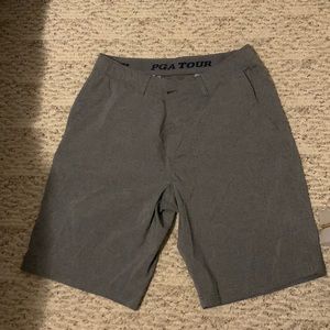 PGA Tour grey golf shorts
